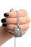 Cuffed Locking Bracelet and Key Necklace 13