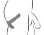 Silicone Prostate Stroking Vibrator with Remote Control