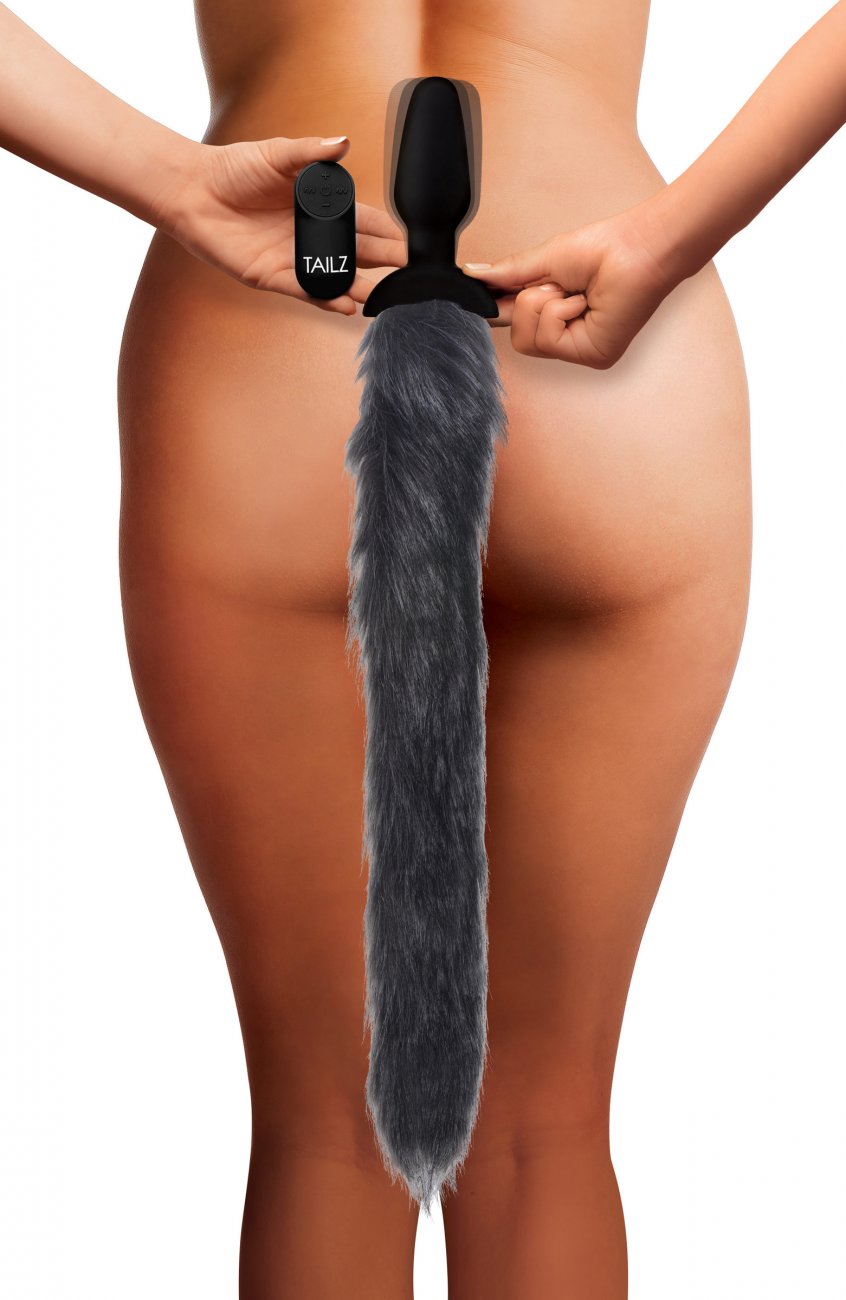 Remote Control Vibrating Fox Tail Anal Plug - Healthy & Active Remote Control Vibrating Fox Tail Anal Plug - Healthy & Active