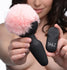 Remote Control Vibrating Pink Bunny Tail Anal Plug