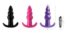 Ribbed Vibrating Butt Plug