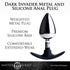 Dark Invader Metal and Silicone Anal Plug