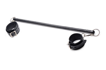 Leather Wrapped Spreader Bar with Cuffs