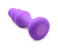 7X Slim Ribbed Thumping Silicone Anal Plug