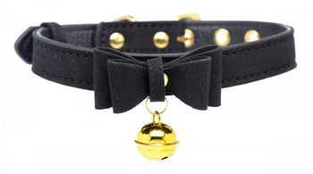 Golden Kitty Cat Bell Collar