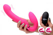 10X Remote Control Ergo-Fit Clit Pulse Inflatable and Vibrating Strapless Strap-on
