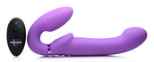 10X Remote Control Ergo-Fit Clit Pulse Inflatable and Vibrating Strapless Strap-on