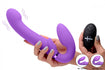 10X Remote Control Ergo-Fit Clit Pulse Inflatable and Vibrating Strapless Strap-on