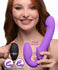 10X Remote Control Ergo-Fit Clit Pulse Inflatable and Vibrating Strapless Strap-on