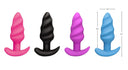 Remote Control 21X Vibrating Silicone Swirl Butt Plug