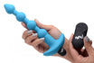 Vibrating Silicone Anal Beads & Remote Control