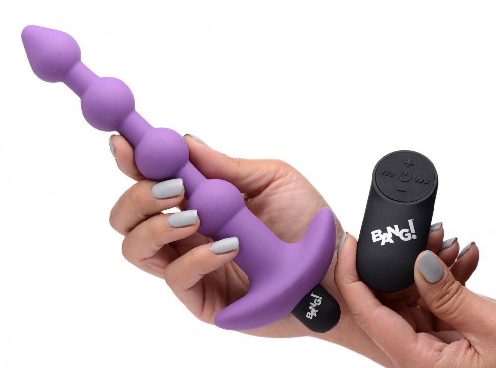 Vibrating Silicone Anal Beads & Remote Control Healthy & Active Vibrating Silicone Anal Beads & Remote Control Healthy & Active