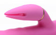 10X Versa-Thrust Vibrating and Thrusting Silicone Rabbit with 3 Attachments