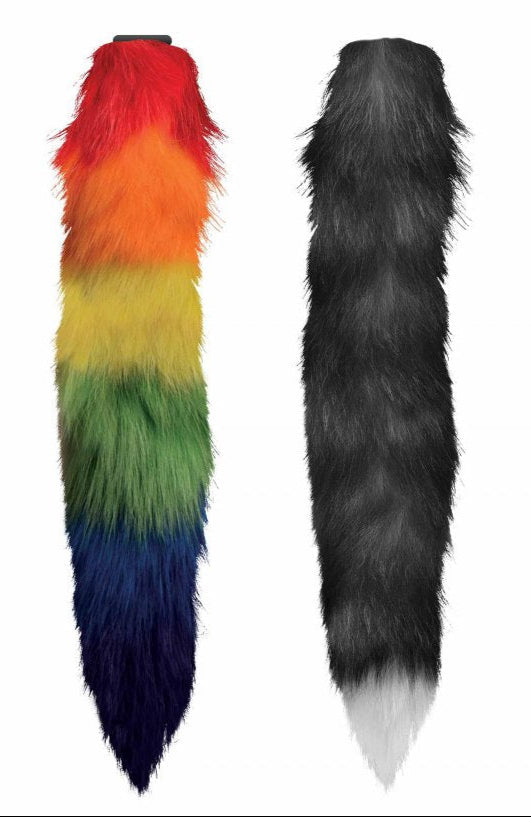 Large Anal Plug with Interchangeable Fox Tail