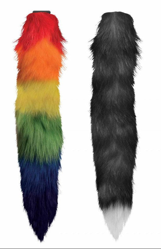Small Vibrating Anal Plug with Interchangeable Fox Tail