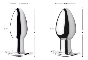 Chrome Blast 7X Rechargeable Butt Plug with Remote Control