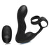 Silicone Prostate Vibrator And Cock Ring W/Remote Control