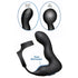 Silicone Prostate Vibrator And Cock Ring W/Remote Control
