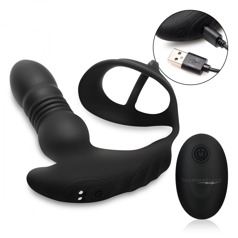 Remote Thrusting Vibe + C&B Ring | Thrusting | Remote Healthy & Active Remote Thrusting Vibe + C&B Ring | Thrusting | Remote Healthy & Active