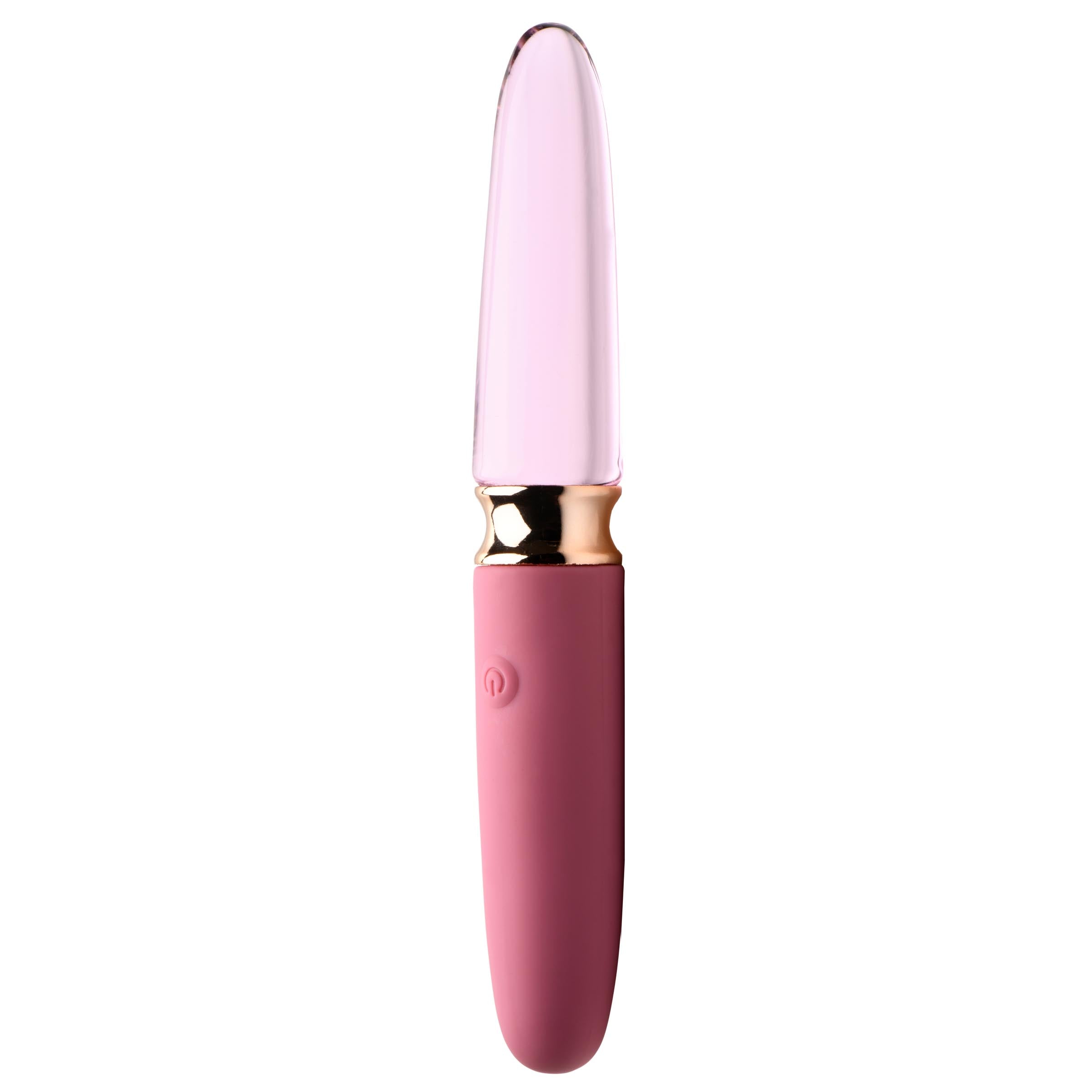 10X Ros Dual Ended Smooth Silicone and Glass Vibrator Healthy & Active 10X Ros Dual Ended Smooth Silicone and Glass Vibrator Healthy & Active