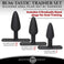 Bum-Tastic Trainer Set Silicone 3 Piece Anal Plug Set with Harness