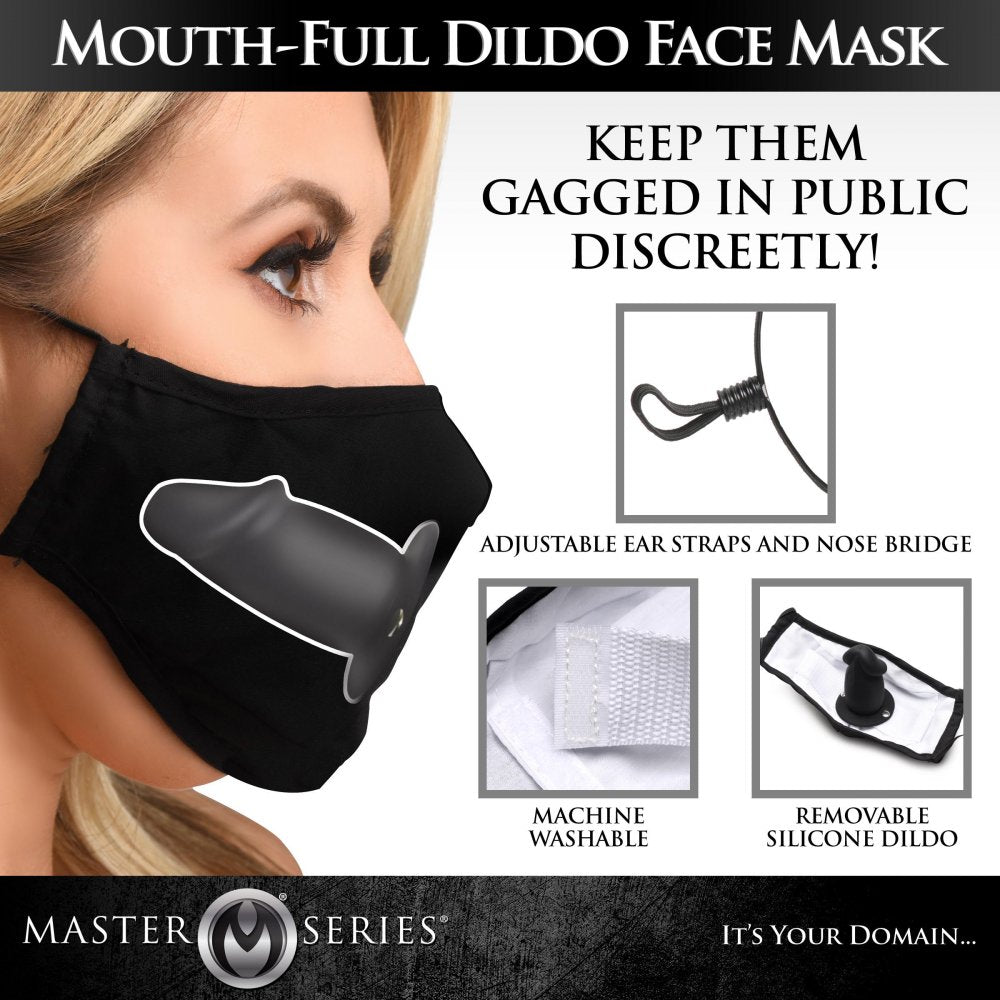 Mouth-Full Dildo Face Mask | Body-Safe Silicone Healthy & Active Mouth-Full Dildo Face Mask | Body-Safe Silicone Healthy & Active