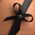 Black Bondage Thigh Harness with Bows