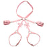 Pink Bondage Thigh Harness with Bows