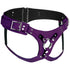 Bodice Deluxe Leather Corset Strap-On Harness Purple