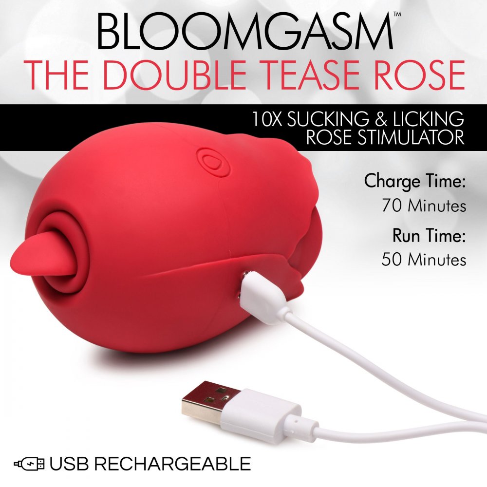 Double Tease Rose 10X Sucking and | 3 Speeds + 7 Patterns Healthy & Active Double Tease Rose 10X Sucking and | 3 Speeds + 7 Patterns Healthy & Active