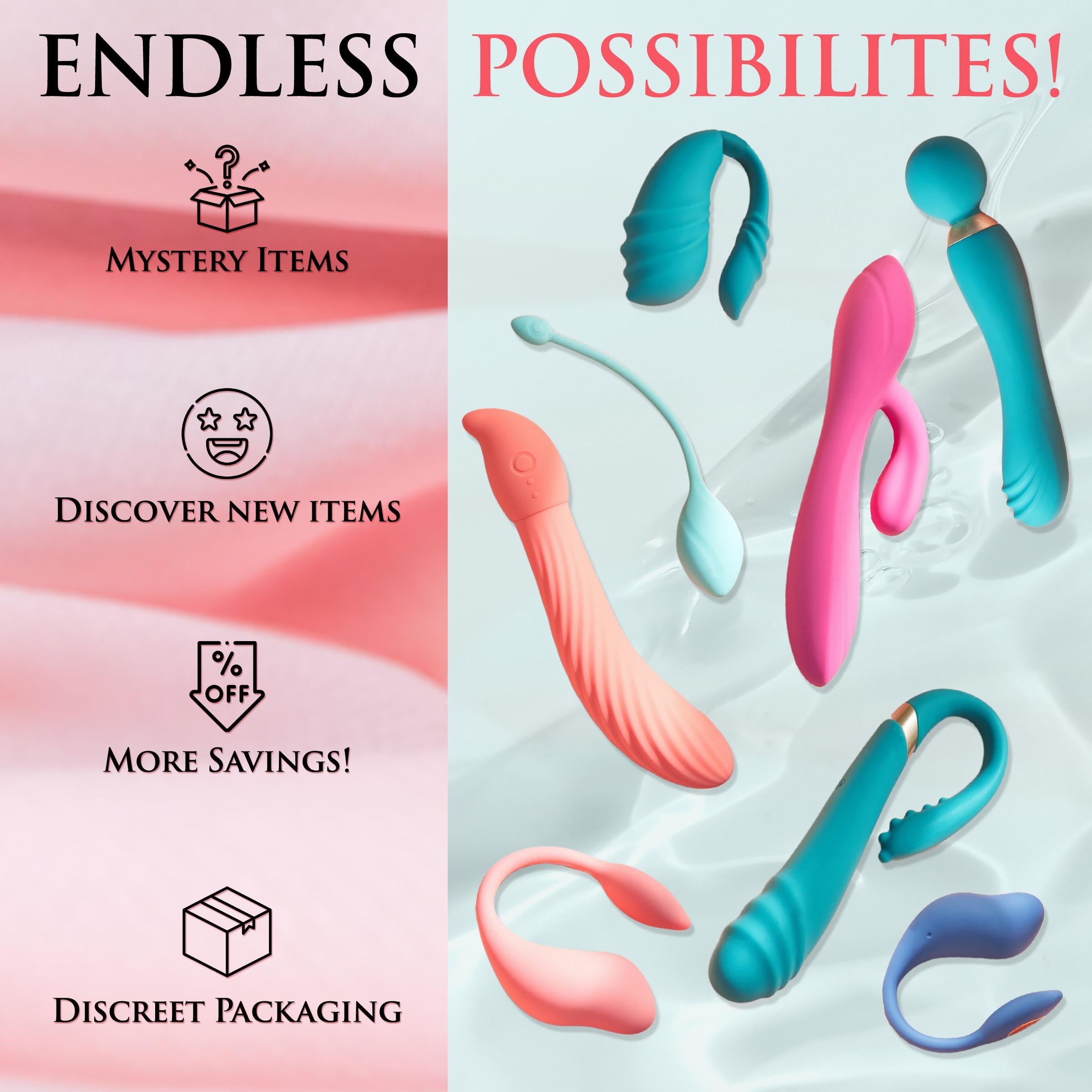 Sex Toy Mystery Box | Body-Safe Materials Healthy & Active Sex Toy Mystery Box | Body-Safe Materials Healthy & Active