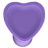 Swirl Silicone Purple Dildo