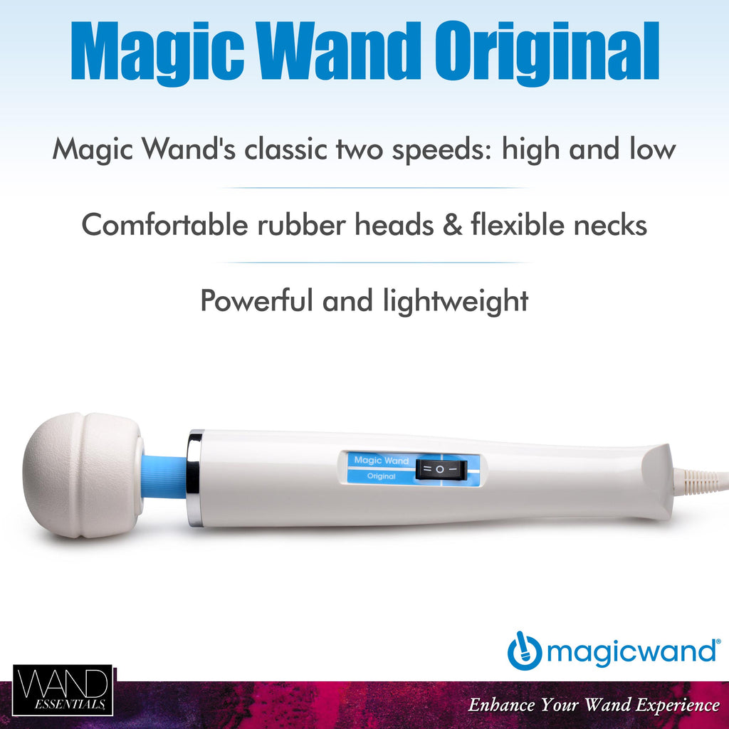 The Original Magic Wand with Free Wand Essentials Travel Massager