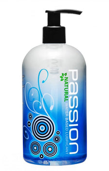 Passion 16oz Natural Water-Based Lubricant Image 1