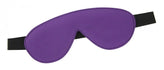 Strict Leather Black and Purple Blindfold Image 2