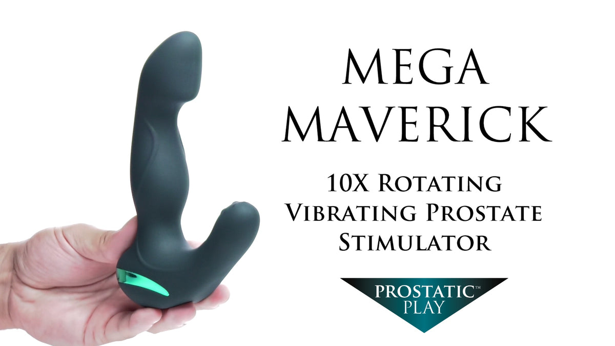 Mega Maverick 10X Rotating Vibrating Prostate Stimulator - Video Mega Maverick 10X Rotating Vibrating Prostate Stimulator - Video