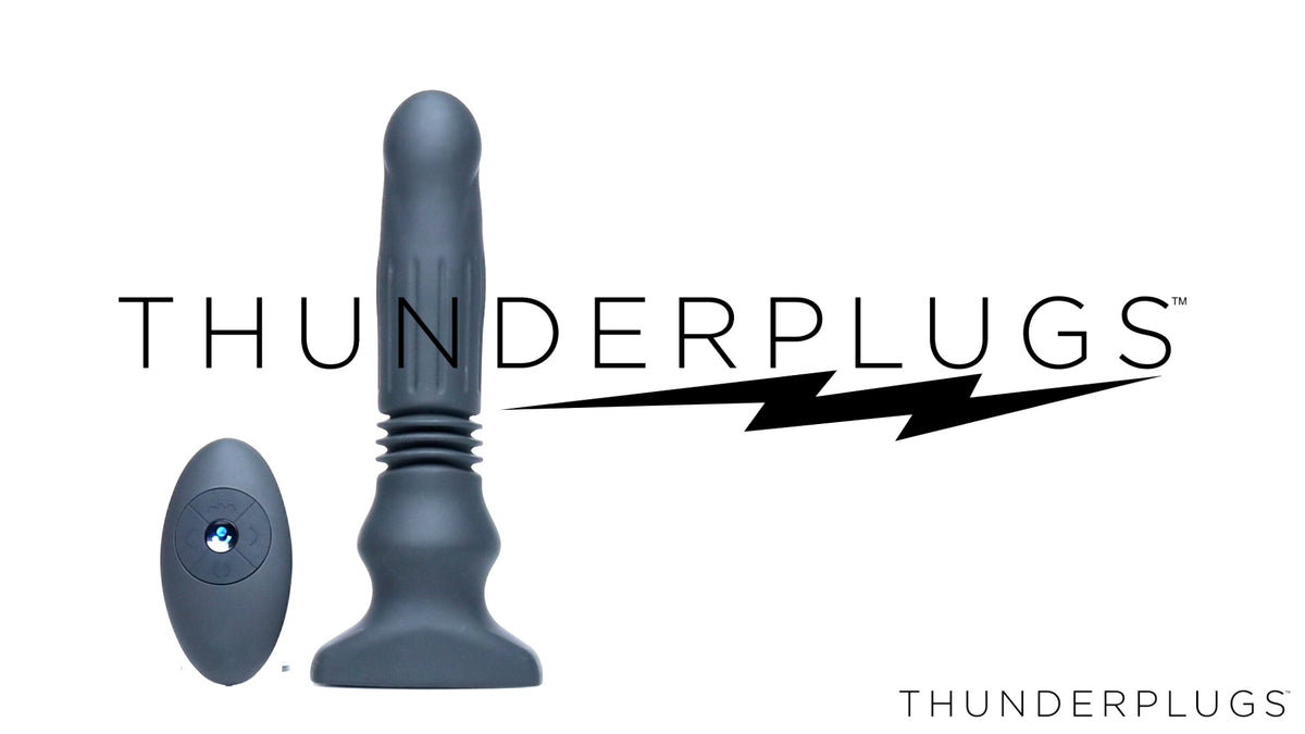 Silicone Swelling and Thrusting Plug with Remote Control - Video Silicone Swelling and Thrusting Plug with Remote Control - Video