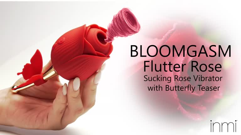 Bloomgasm Flutter Rose Clit Sucking Stimulator with Butterfly Teaser - Video Bloomgasm Flutter Rose Clit Sucking Stimulator with Butterfly Teaser - Video